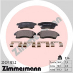 Piduriklotsi komplekt, ketaspidur ZIMMERMANN 25031.185.2