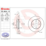 Piduriketas BREMBO 09.B524.10