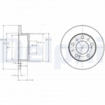 Piduriketas DELPHI BG2253