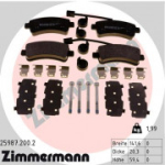 Piduriklotsi komplekt, ketaspidur ZIMMERMANN 25987.200.2