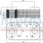 &Otilde;liradiaator, mootori&otilde;li NISSENS 90754