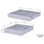 Filter, salongi&otilde;hk KNECHT LAK 191/S