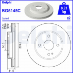 Piduriketas DELPHI BG5145C