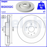 Piduriketas DELPHI BG9352C