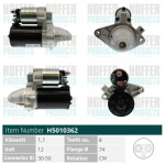 Starter HOFFER H5010362