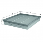 &Otilde;hufilter MAHLE ORIGINAL LX 1683