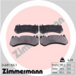 Piduriklotsi komplekt, ketaspidur ZIMMERMANN 24681.166.1