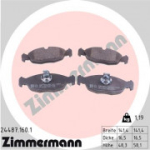 Piduriklotsi komplekt, ketaspidur ZIMMERMANN 24487.160.1