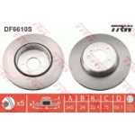 Piduriketas TRW DF6610S