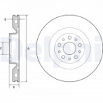 Piduriketas DELPHI BG4556
