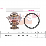 Termostaat, jahutusvedelik EPS 1.880.724