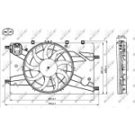 Ventilaator, mootorijahutus NRF 47757