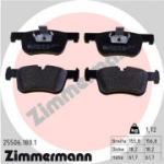 Piduriklotsi komplekt, ketaspidur ZIMMERMANN 25506.180.1