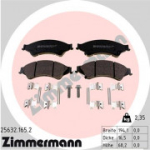 Piduriklotsi komplekt, ketaspidur ZIMMERMANN 25632.165.2