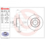 Piduriketas BREMBO 08.5714.10