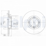 Piduriketas DELPHI BG3551