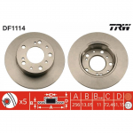 Piduriketas TRW DF1114