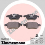 Piduriklotsi komplekt, ketaspidur ZIMMERMANN 23402.200.1