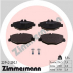 Piduriklotsi komplekt, ketaspidur ZIMMERMANN 23743.200.1