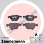 Piduriklotsi komplekt, ketaspidur ZIMMERMANN 24688.200.1