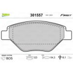 Piduriklotsi komplekt, ketaspidur VALEO 301557
