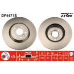 Piduriketas TRW DF4471S