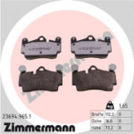 Piduriklotsi komplekt, ketaspidur ZIMMERMANN 23694.965.1