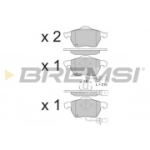 Piduriklotsi komplekt, ketaspidur BREMSI BP3071