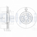 Piduriketas DELPHI BG3993
