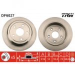 Piduriketas TRW DF6027