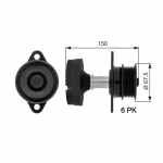 Generaatori vabak&auml;ik GATES OAP7045