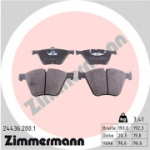 Piduriklotsi komplekt, ketaspidur ZIMMERMANN 24436.200.1