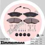 Piduriklotsi komplekt, ketaspidur ZIMMERMANN 24468.190.2