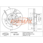 Piduriketas FREMAX BD-1257