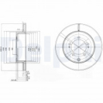 Piduriketas DELPHI BG9849