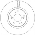 Piduriketas TRW DF6689