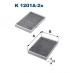 Filter,salongi&otilde;hk FILTRON K 1201A-2x