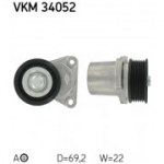 Pingutusrull, soonrihm SKF VKM 34052