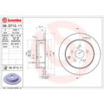 Piduriketas BREMBO 08.D712.11