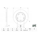 Piduriketas BOSCH 0 986 479 F44