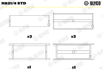 V&auml;ntv&otilde;lli laager GLYCO H821/4 STD