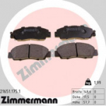 Piduriklotsi komplekt, ketaspidur ZIMMERMANN 21651.175.1