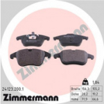 Piduriklotsi komplekt, ketaspidur ZIMMERMANN 24123.200.1
