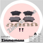 Piduriklotsi komplekt, ketaspidur ZIMMERMANN 24077.190.3