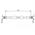 Pidurivoolik BOSCH 1 987 476 139