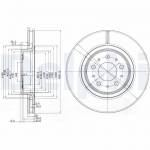 Piduriketas DELPHI BG3418