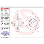 Piduriketas BREMBO 09.C824.11