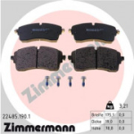 Piduriklotsi komplekt, ketaspidur ZIMMERMANN 22485.190.1