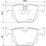 Piduriklotsi komplekt, ketaspidur HELLA 8DB 355 011-801
