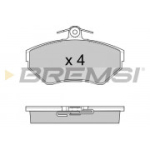 Piduriklotsi komplekt, ketaspidur BREMSI BP2674